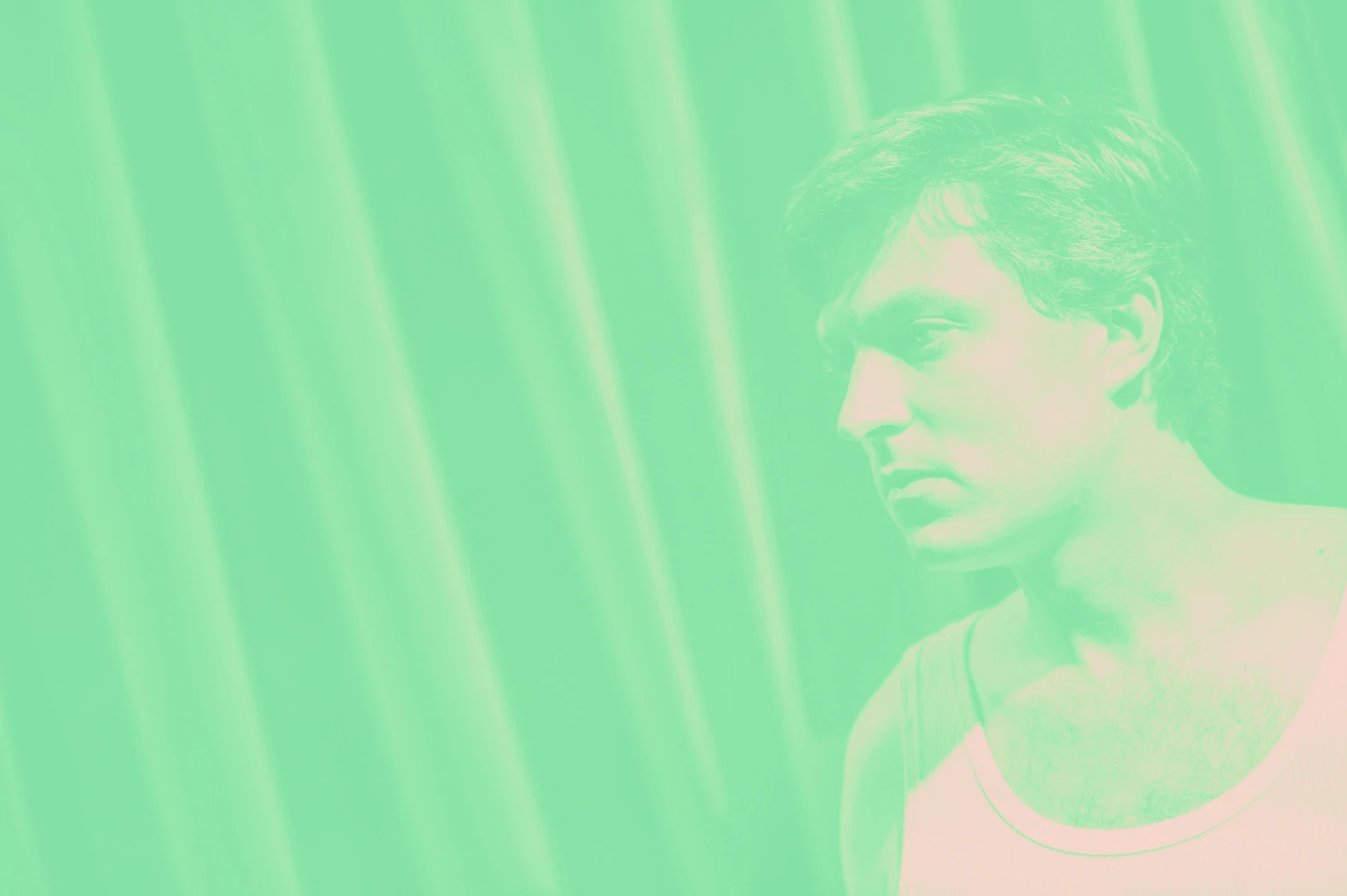 Eksempel på foto - duotone grønt fargefilter