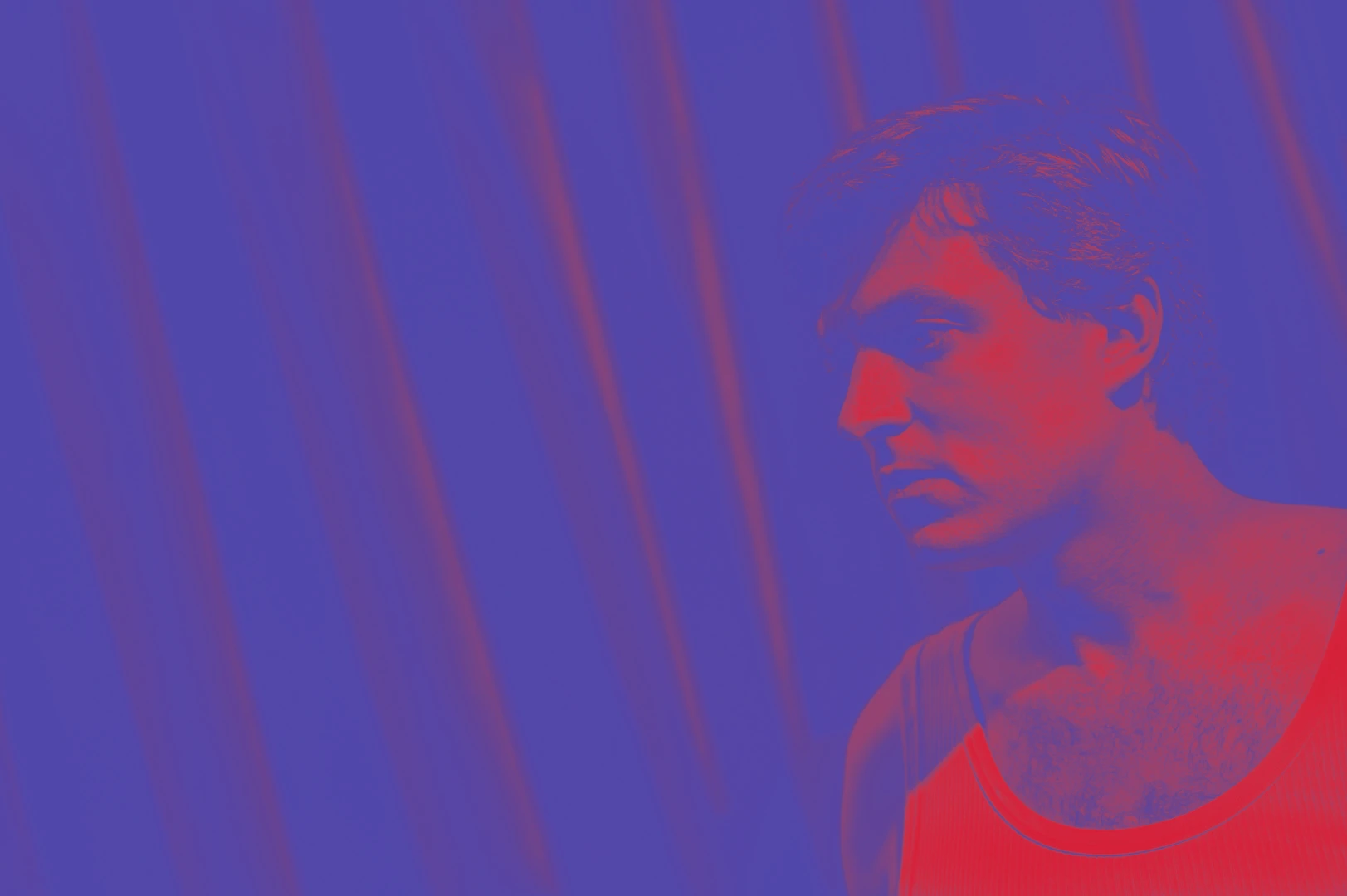 Eksempel på foto - duotone rød og lilla fargefilter