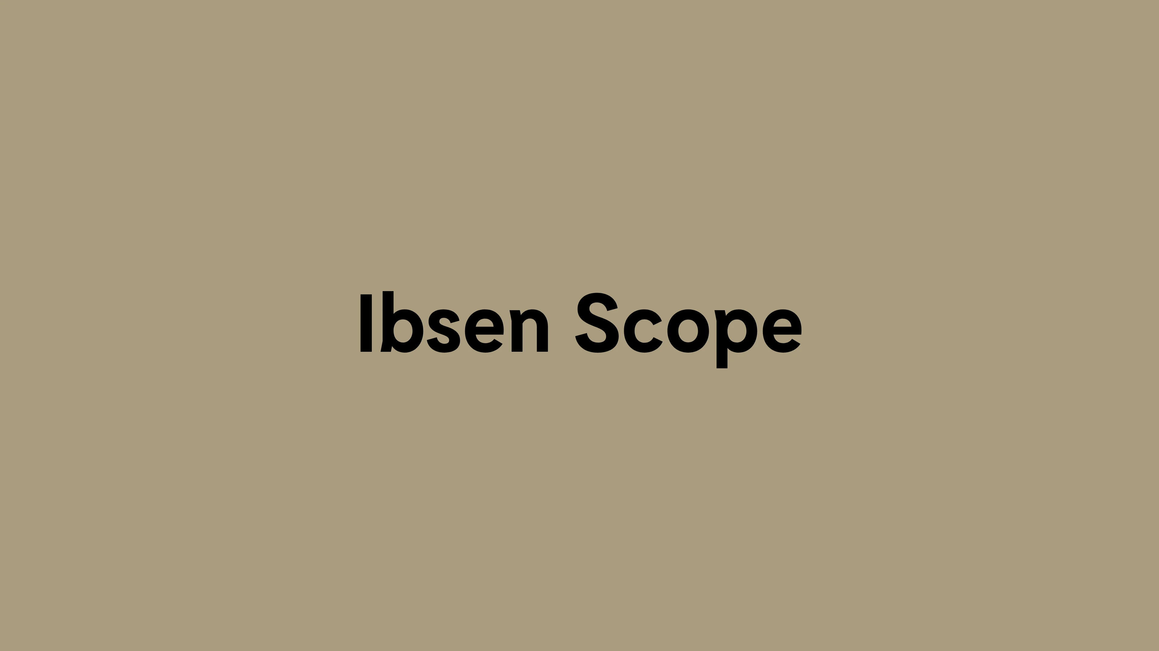 Ibsen Scope logo