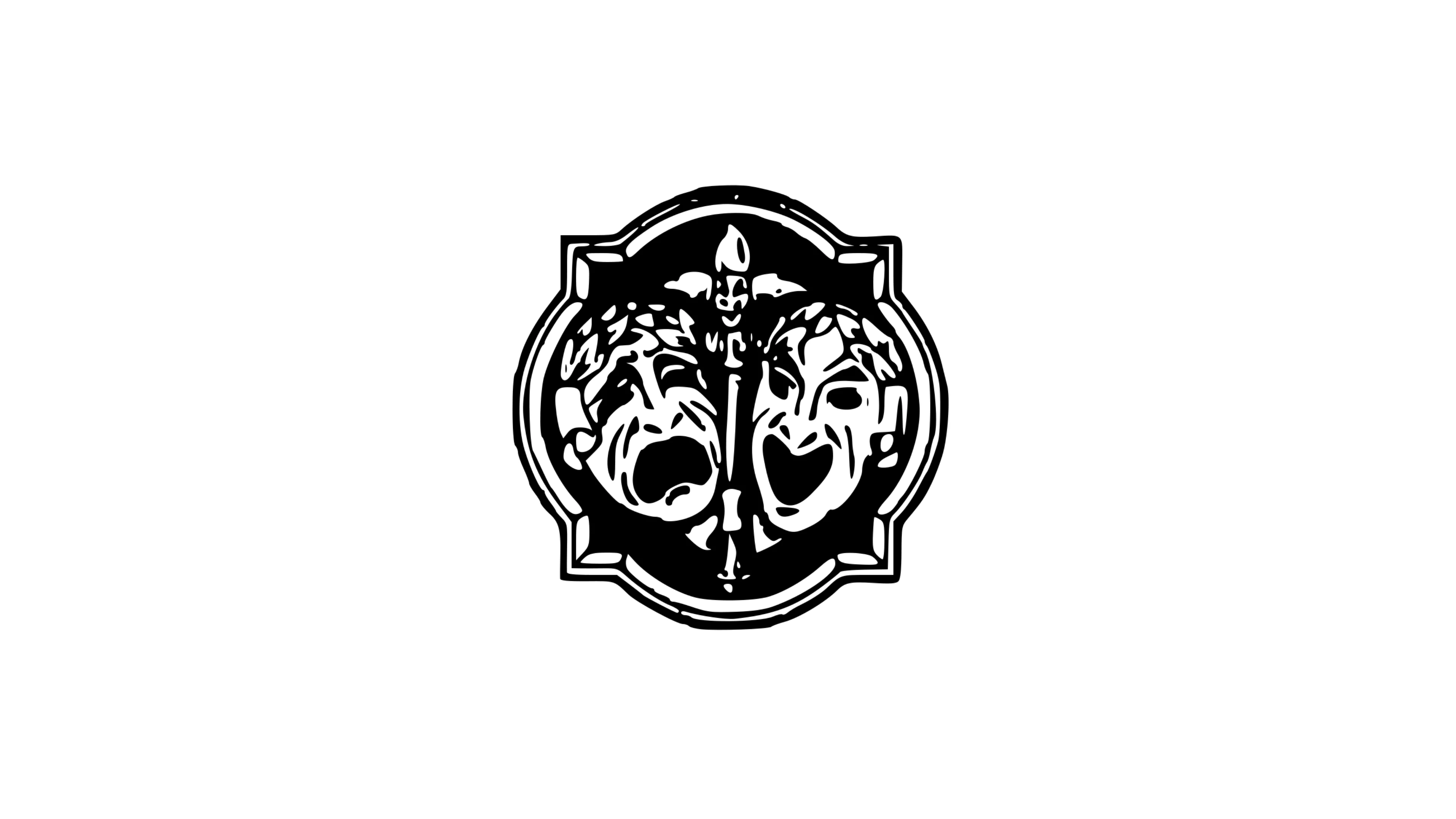 Komedie og tragedie, symbol.